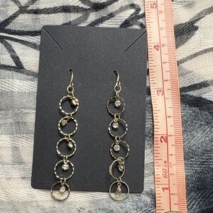 🖤Chic Gold Circle Drop Earrings🖤